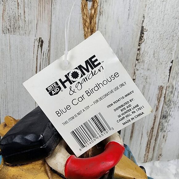 Surfer Car Blue Birdhouse - Picture 7 of 7